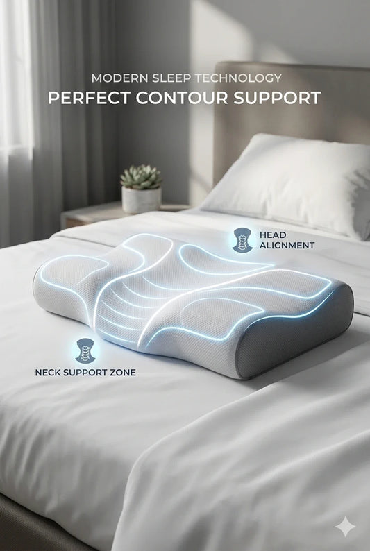 DREAMAX Formflex Cooling Ergon0omic Memory Foam Pillow