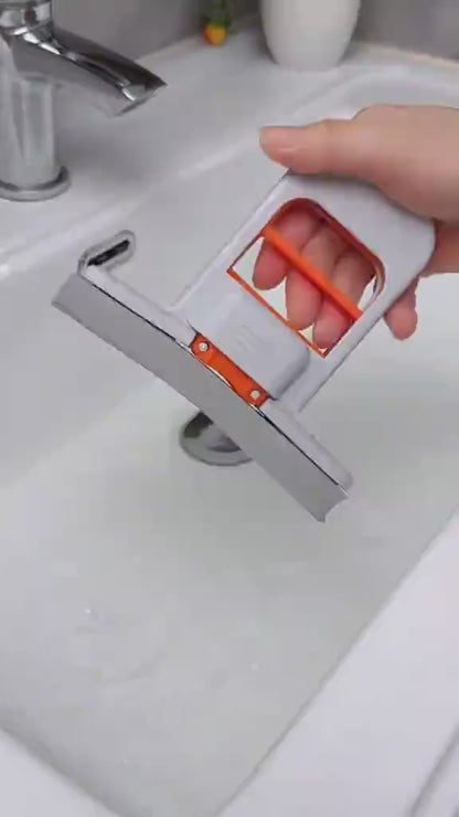 Multi-Functional Mini Foldable Desktop Mop or Self-Squeeze Sponge Mop
